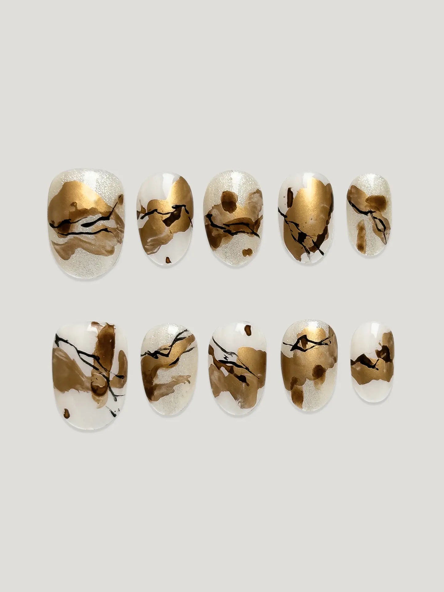 Gold-Brown Abstract Texture