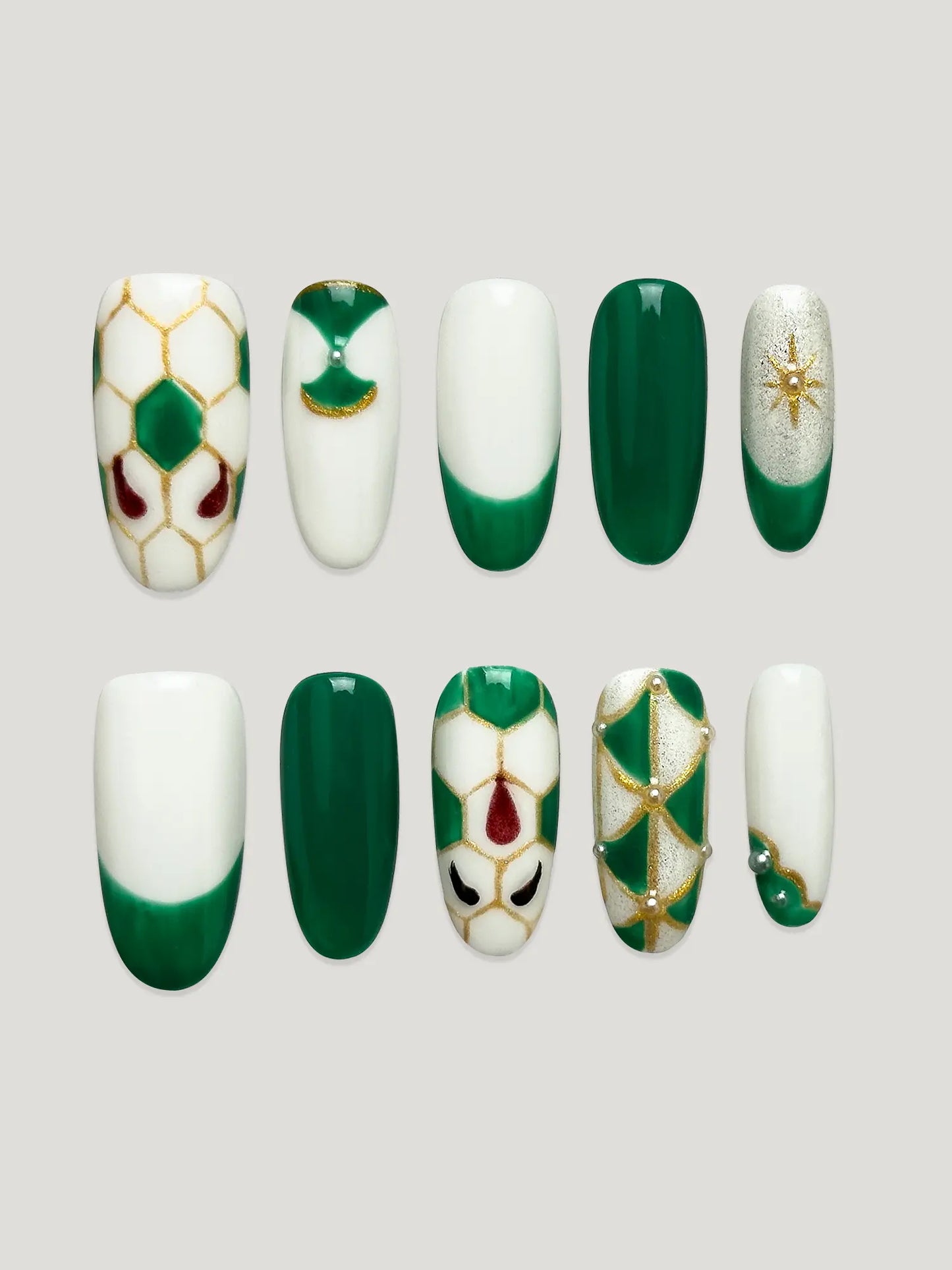 Green Grid Starburst