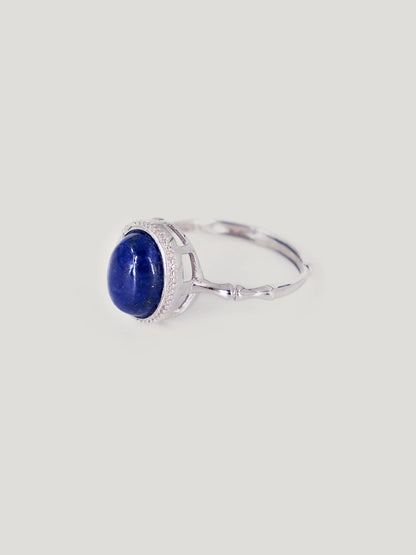 Lapis Lazuli Silver Ring side