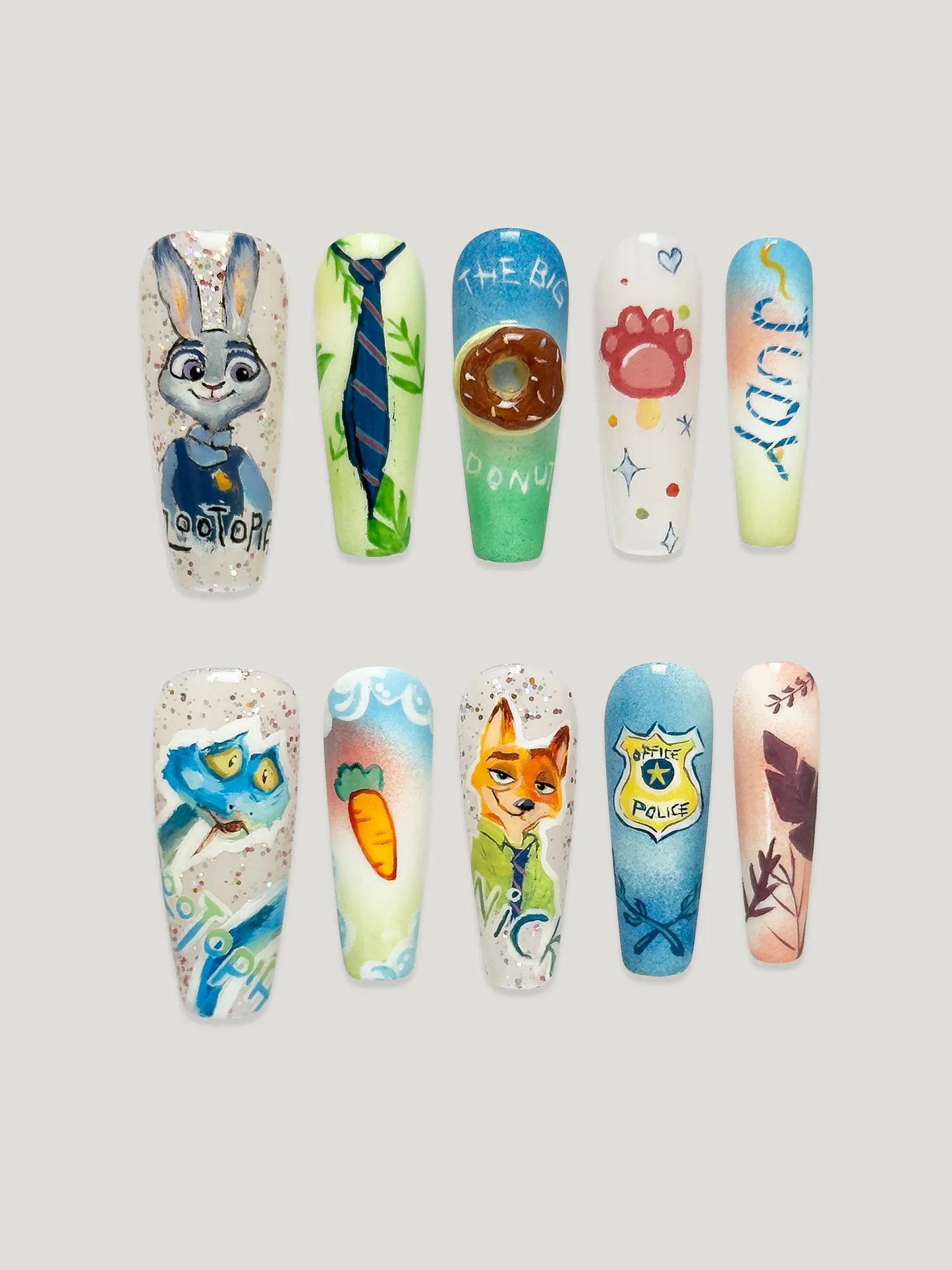 Zootopia Press-ons