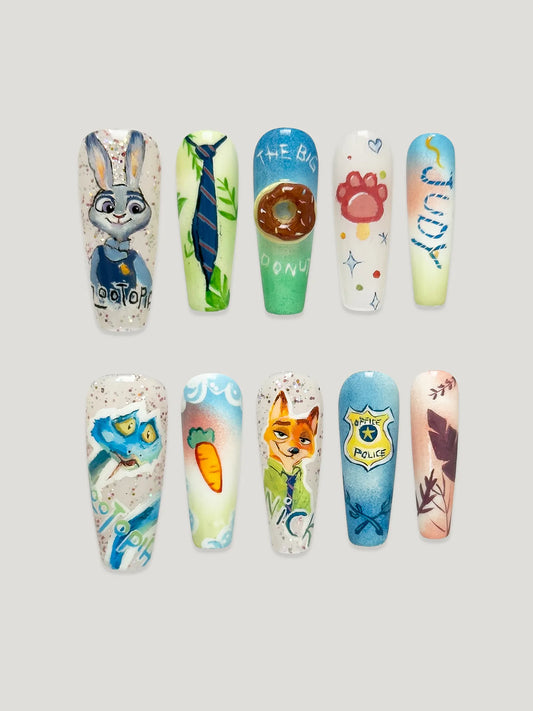 Zootopia Press-ons