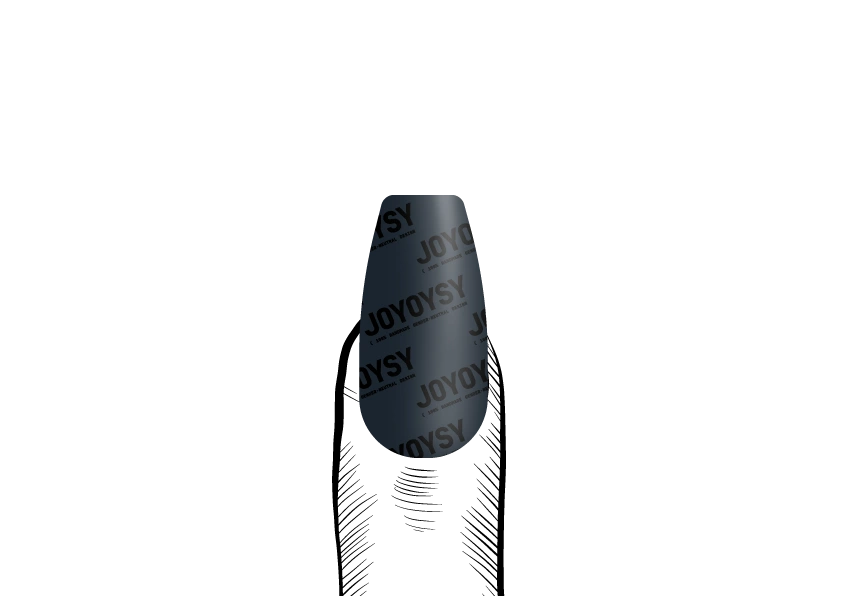 medium coffin - JOYOYSY nail shape
